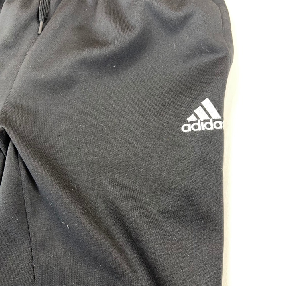 Adidas AEROREADY Black Track Pants Mens Medium Ankle Zip Joggers Athletic - Picture 4 of 9